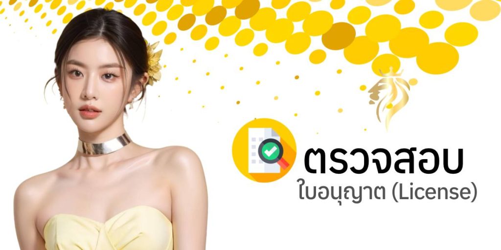 ตรวจสอบใบอนุญาต (License) ตรวจสอบใบอนุญาต (License)